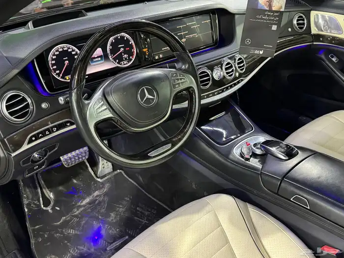 مرسيدس S500 موديل 2015 ( بحالة ممتازة ) 12