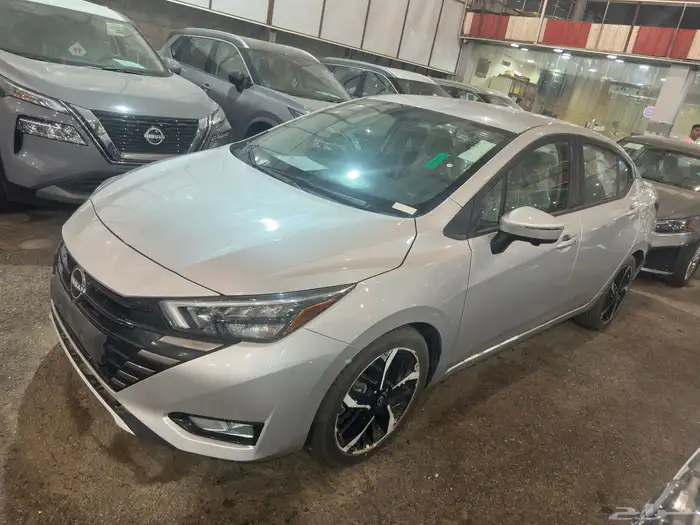 نيسان صني الشكل الجديد SL فل كامل 2024 ابيض فضي رصاصي فاتح 14