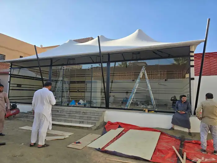 مظلات سواتر برجولات خيمه بيت الشعر 7
