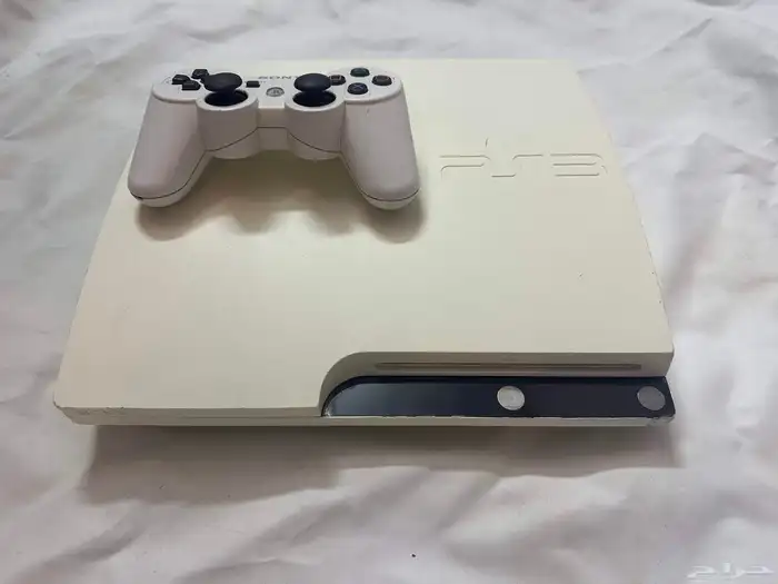 PlayStation 3 Slim   اللون الأبيض   موديل CECH-3000A   بورد 0
