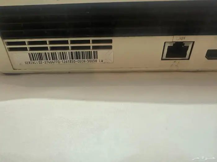 PlayStation 3 Slim   اللون الأبيض   موديل CECH-3000A   بورد 5