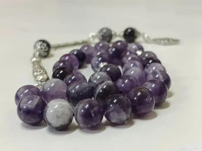 سبحة حجر جمشيت الاصلي 1