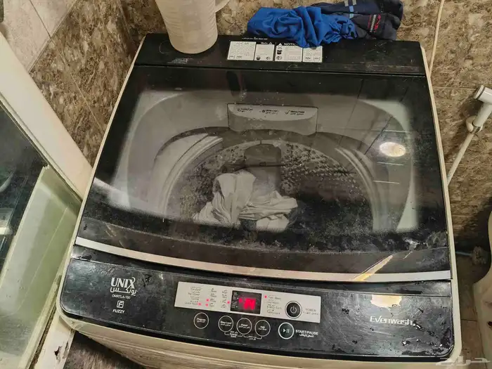 غسالة اتوماتك 18 كيلو تغسل بطاطين وملابس تقيلة 0