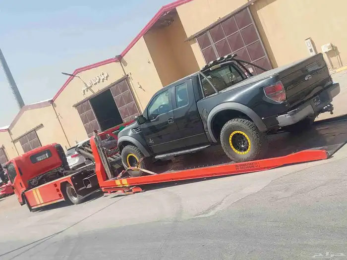 سطحة هيدروليك فل دوان طالع فاضي من الدمام إلى الرياض 4