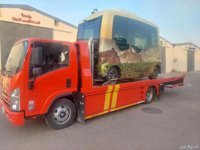 سطحة هيدروليك فل دوان طالع فاضي من الدمام إلى الرياض 5