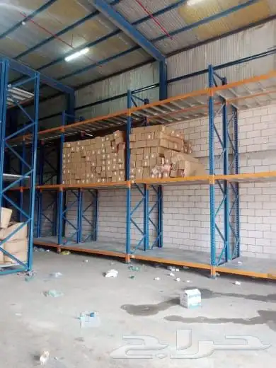 رفوف تخزين مستودعات 0