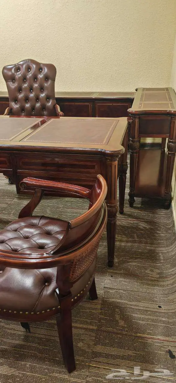 اثاث مكتبي ( مكتب فاخر كلاسيكي انتيكة ) 12