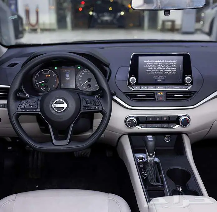 نيسان _ التيما _ تشغيل بصمه _ شاشه _ كاميرا _ حساسات _ 2025 16