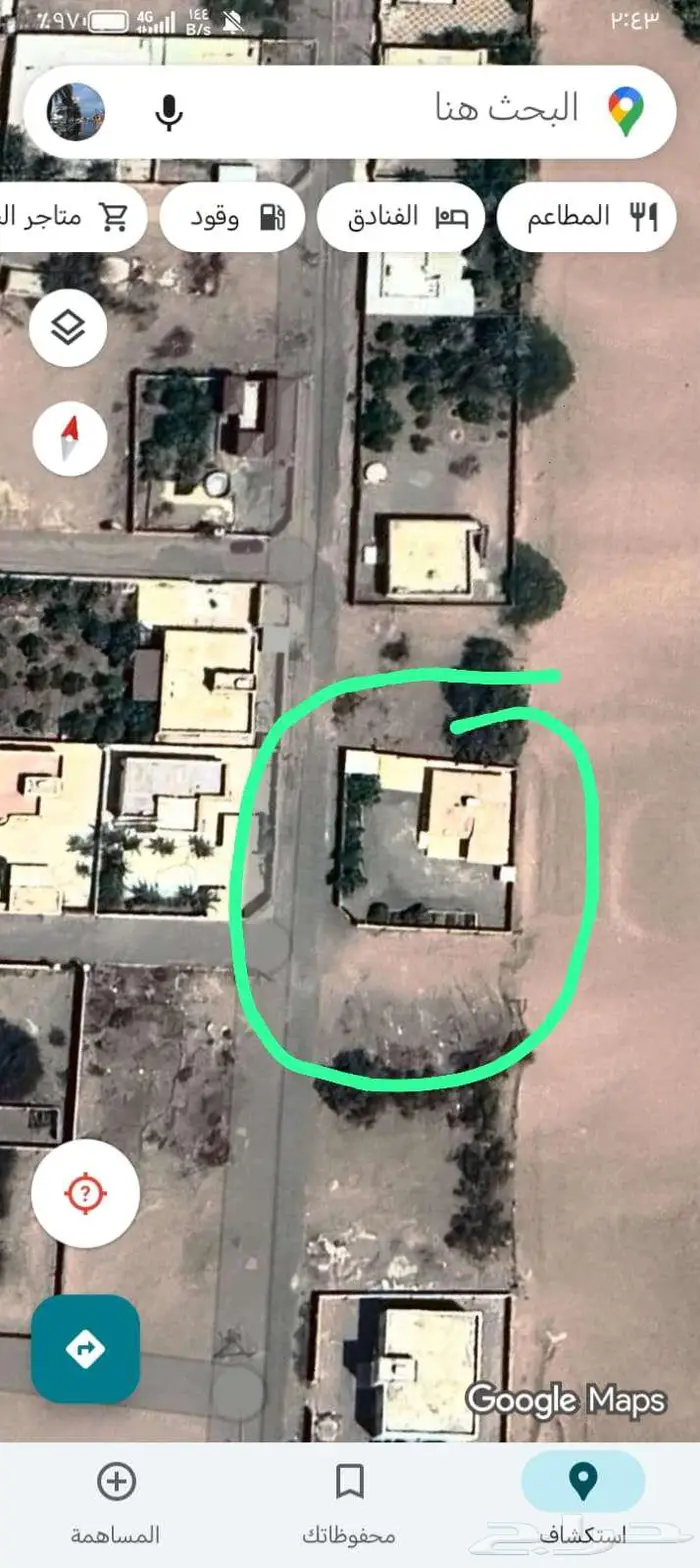 للبيع استراحة بصك سكني ناوان بالقرب من مطعم سما النورس 9