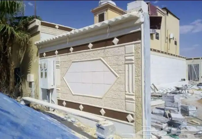 معلم واجهات خارجيه بديل الحجر تليس نقشه 5