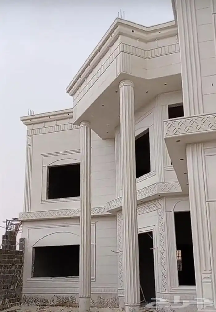 بديل الحجر الطبيعي من اسمنت ابيض وبطاحه اريض 9