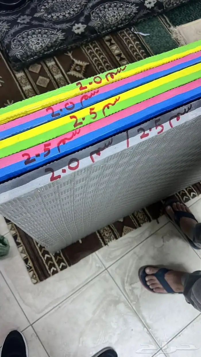 أرضيات ربل مطاطية عالية التحمل مناسبة للصالات الرياضية 3