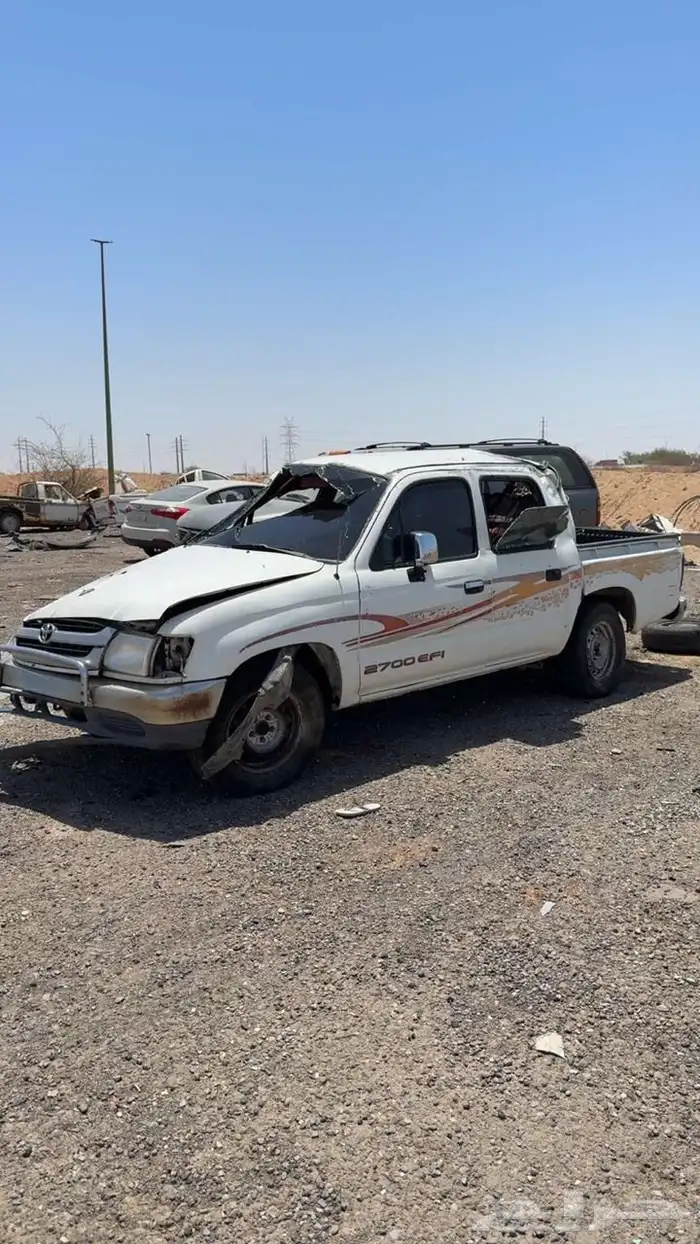 تايوتا غمارتين مقلوبه مديل 2002 للبيع قطع غيار المكينه 1