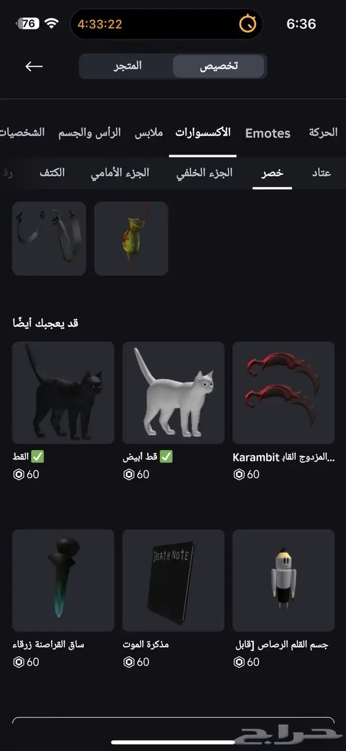 حساب روبلكس 18