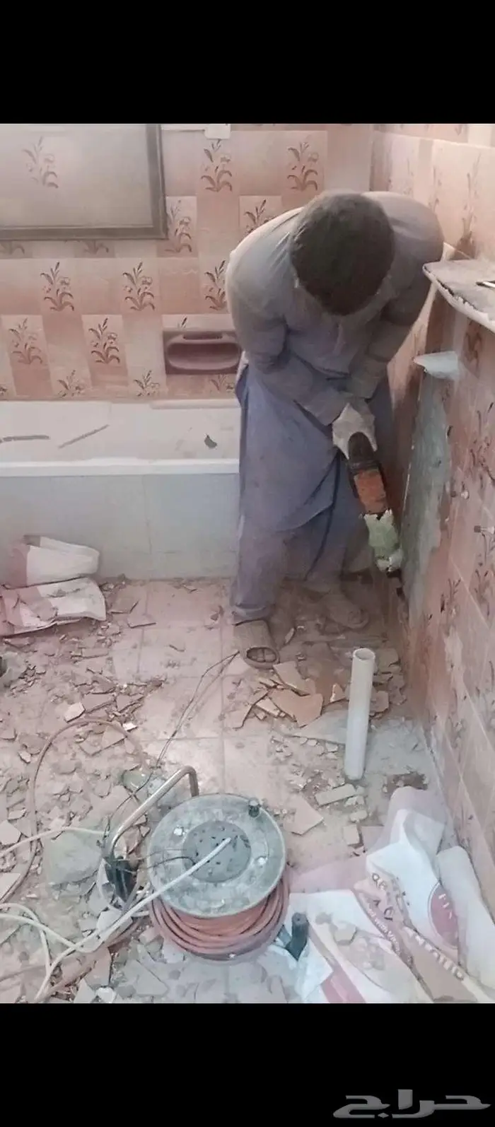 معلم باكستاني بلاط رخام سباكة وتجديد البيوت القديمة 2