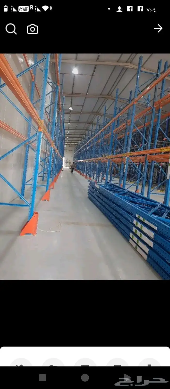 رفوف رفوف جديد ومستخدم وفك وتركيب انواع الرفوف بقالات مستودع 1