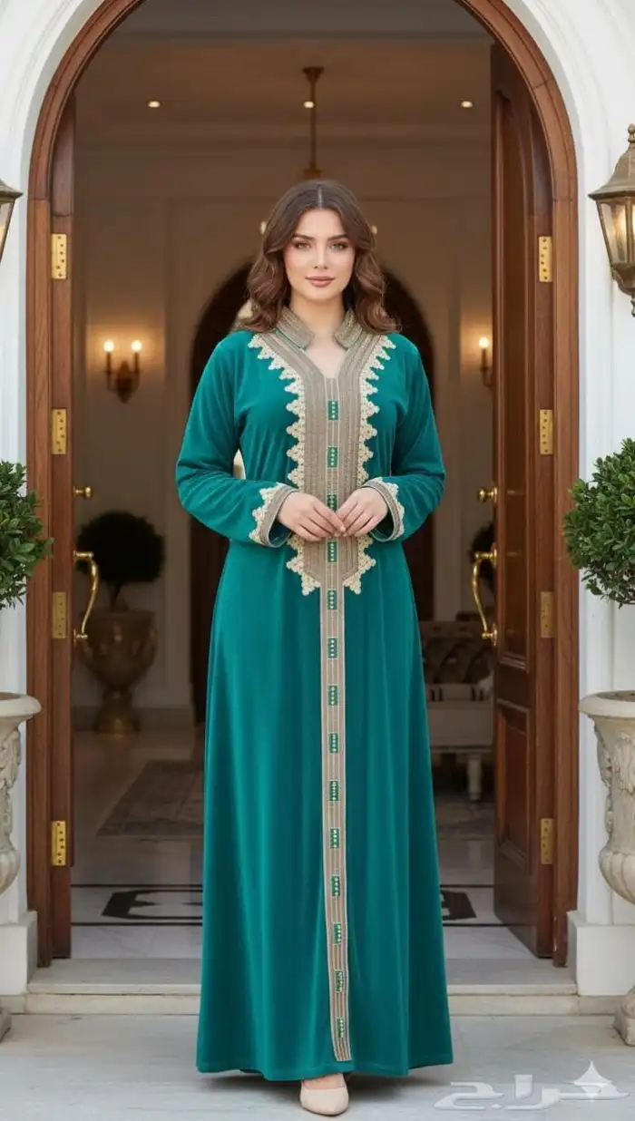 تشكيلة جديدة من جلابيات المخمل بسعر خيالي 6