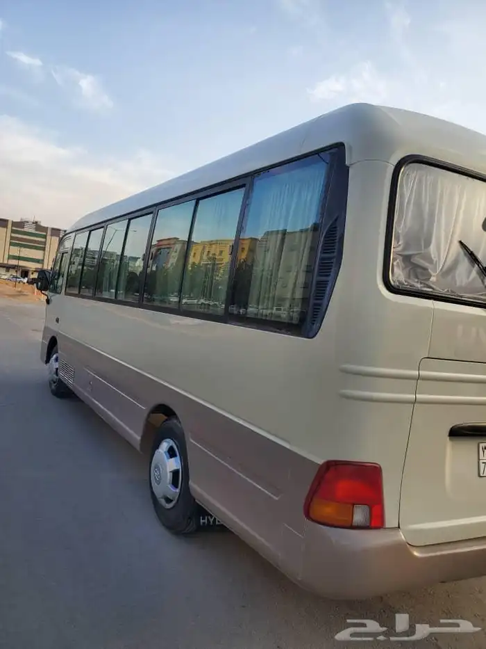 باص كوستر للايجار الشهري نضيف ومكيف املج ينبع رابغ 1