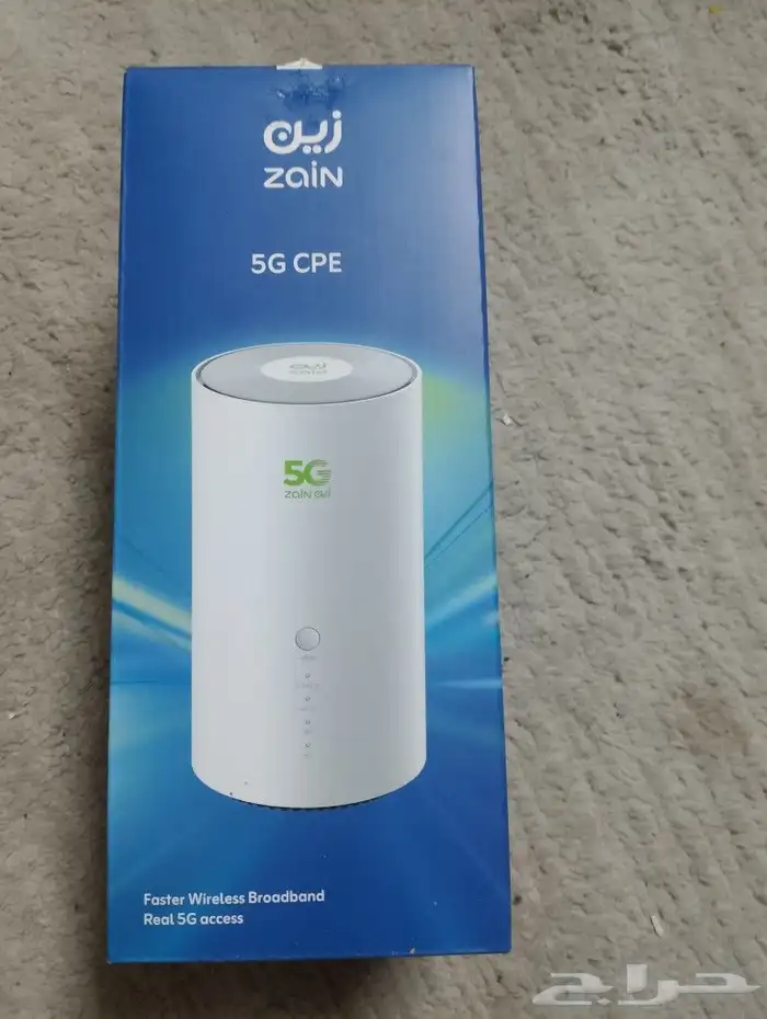 راوتر 5G من شركة زين جديد بالكرتون استخدام ثلاث ايام 1