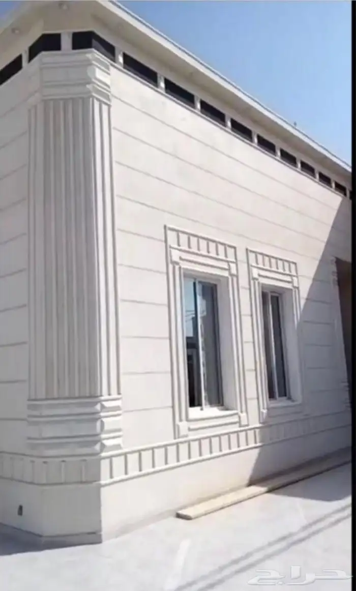 ديكورات خارجيه سمنت أبيض اللون متعددة بطحاء الرياض 9