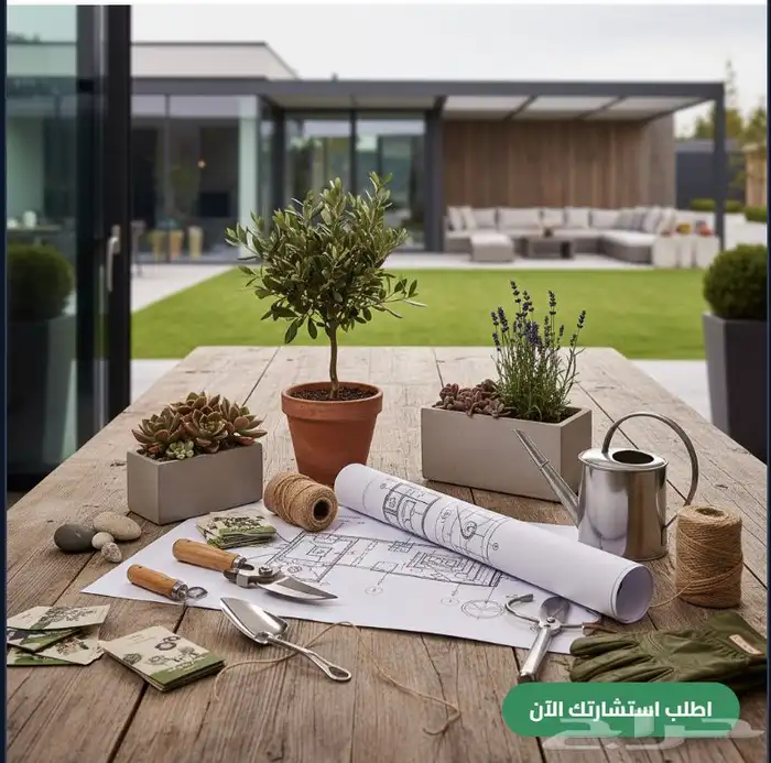 تنسيق وتصميم حدائق منزليه 8