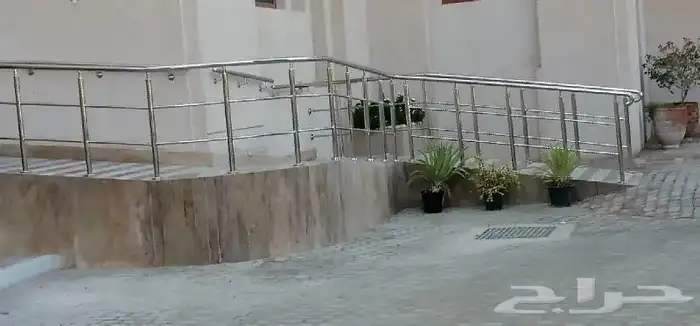 درابزين سلالم تايواني أصلي من الفولاذ المقاوم للصدأ 304  فضي 6