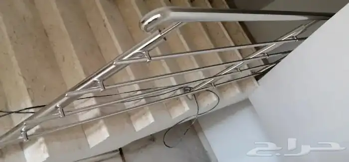 درابزين سلالم تايواني أصلي من الفولاذ المقاوم للصدأ 304  فضي 7