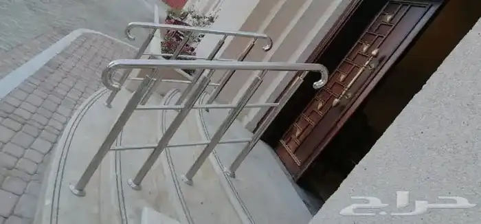 درابزين سلالم تايواني أصلي من الفولاذ المقاوم للصدأ 304  فضي 5