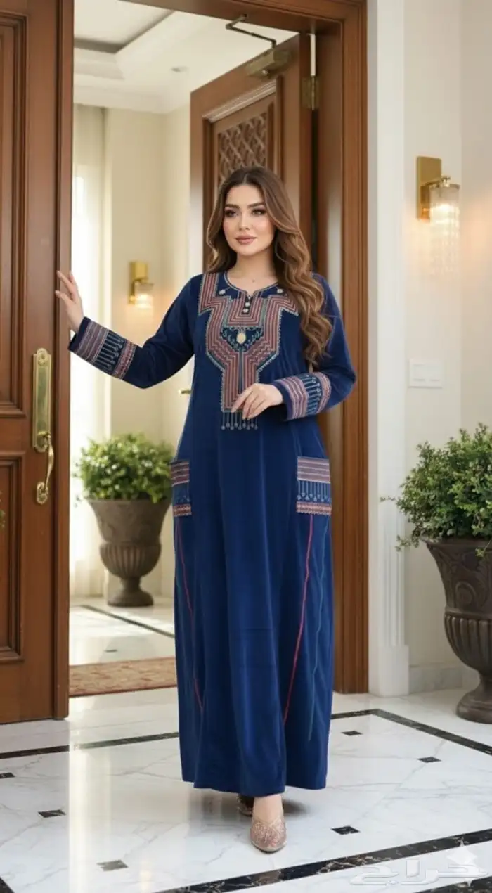 تشكيلة جديدة من جلابيات المخمل بسعر خيالي 16