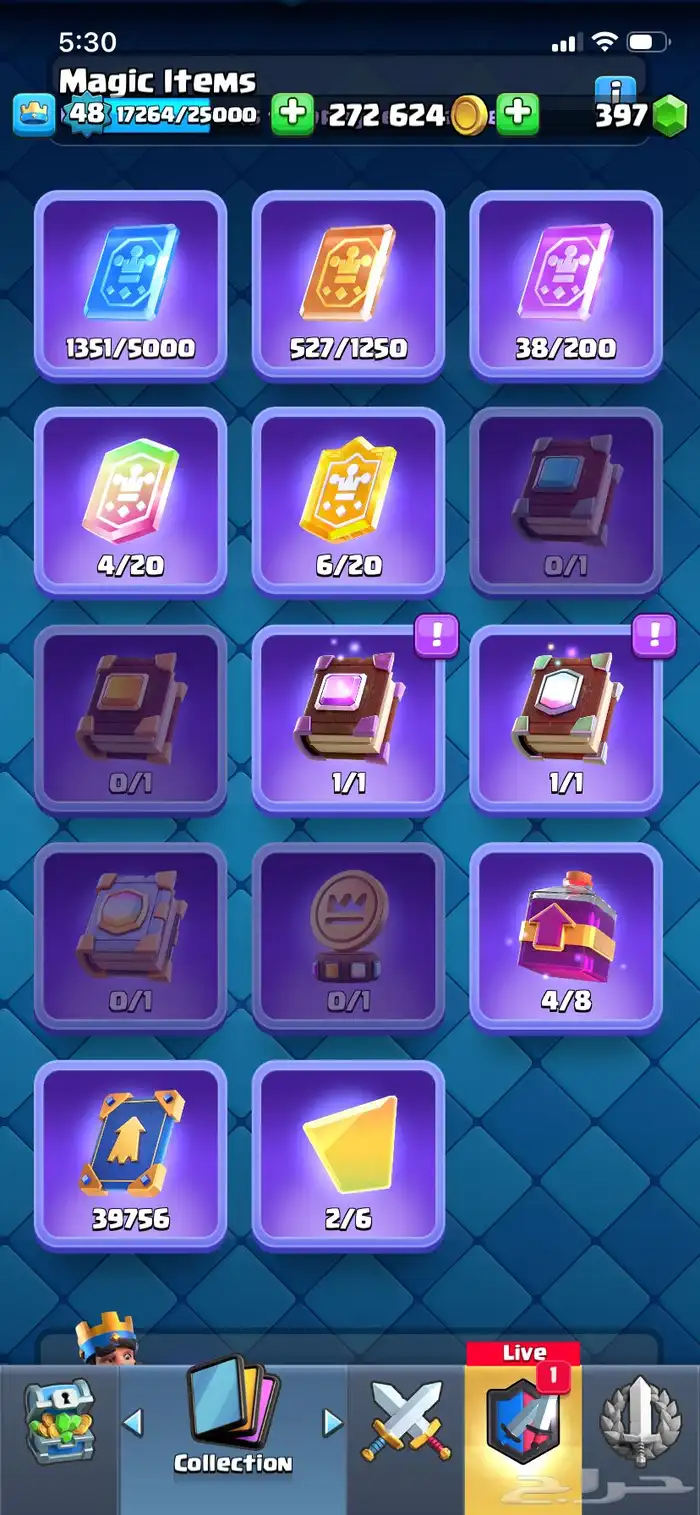 حساب كلاش رويال جيد 11