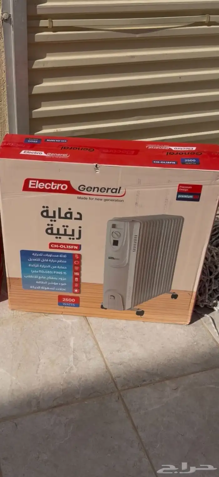 دفاية زيتية جديدة بكرتونها مقاس كبير بالمجمعة 0