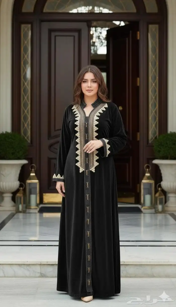 تشكيلة جديدة من جلابيات المخمل بسعر خيالي 9