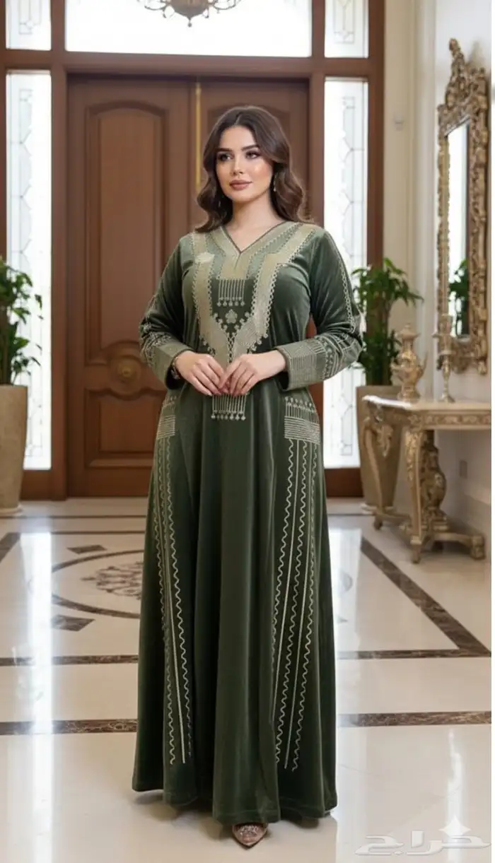 تشكيلة جديدة من جلابيات المخمل بسعر خيالي 11