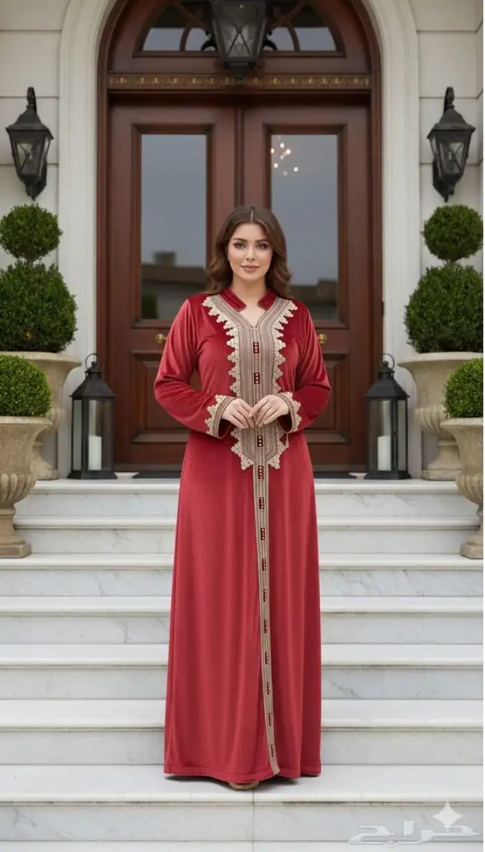 تشكيلة جديدة من جلابيات المخمل بسعر خيالي 7