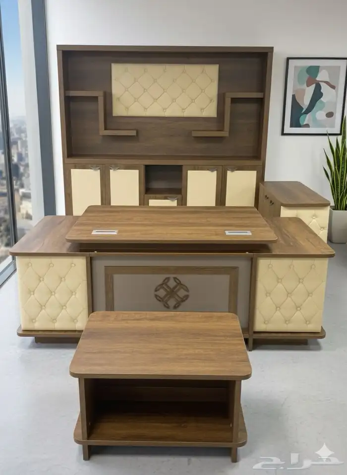 مودرن أحدث تنفيذي مكاتب اثاث فخمة كامل طقم حجم كبير مقاس 15