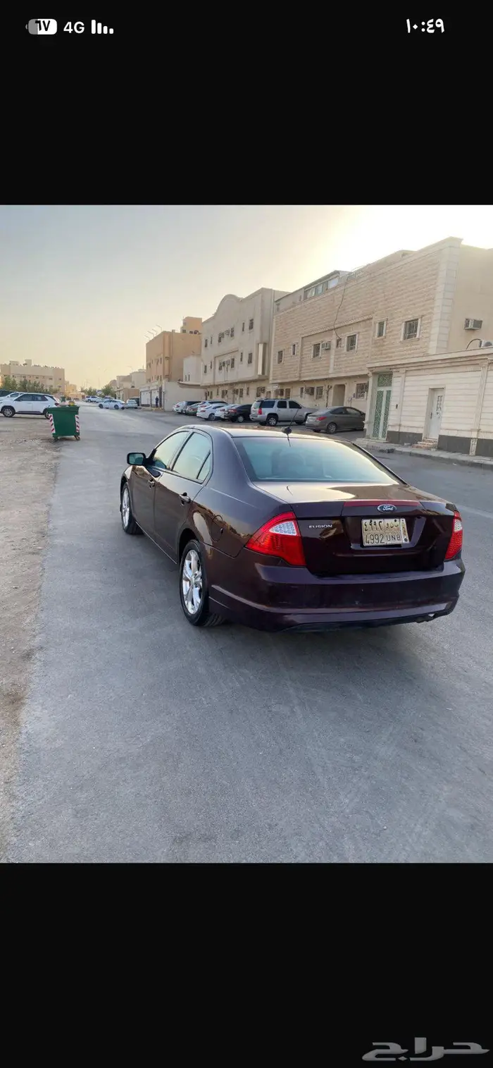 فورد فيوجن عنابي 2012 3