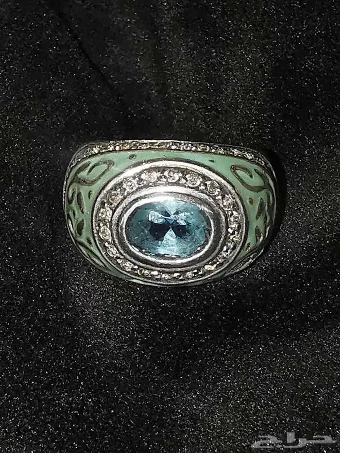 خاتم حجر توباز 1