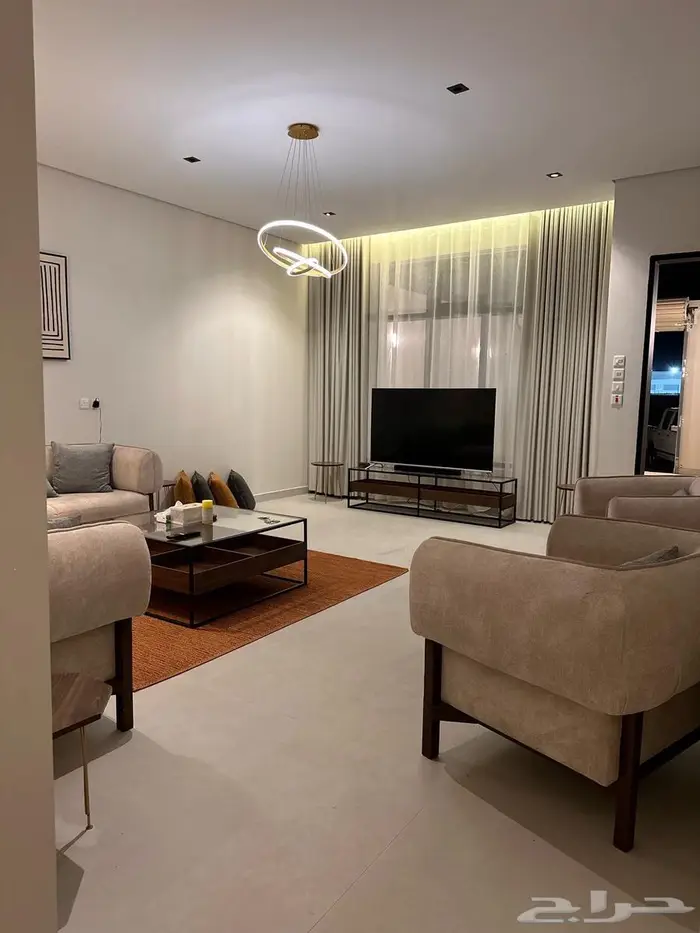 شقة في الخرج بتصميم موردن نظام شالية مصغر 0