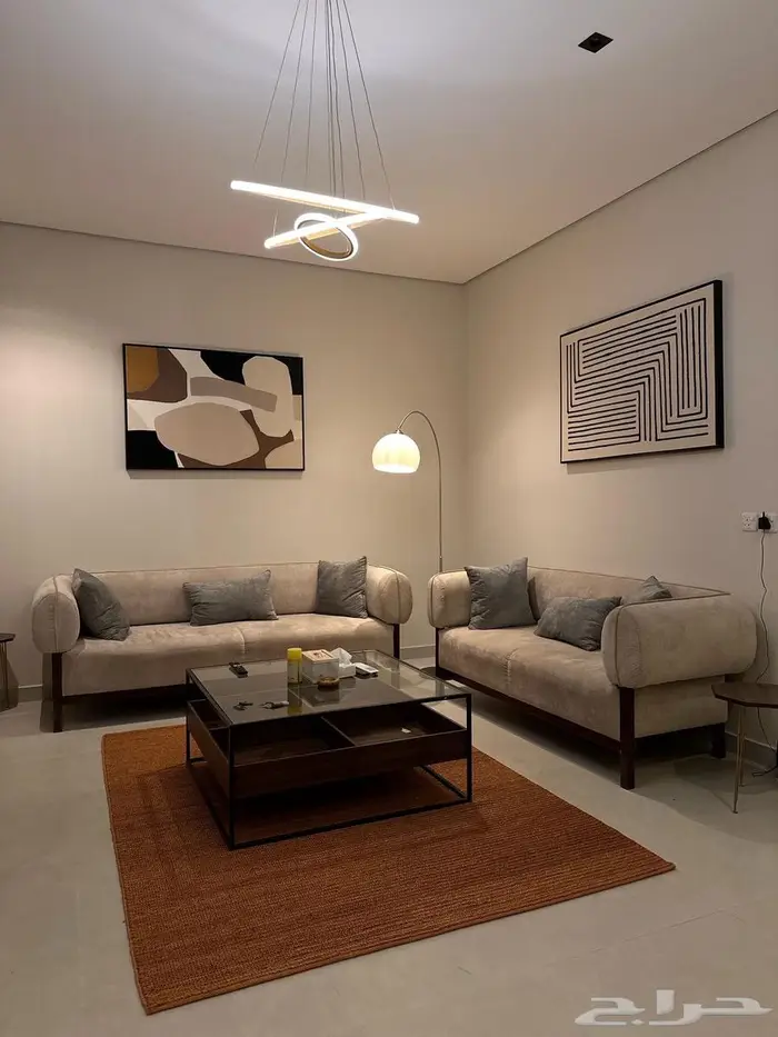 شقة في الخرج بتصميم موردن نظام شالية مصغر 2