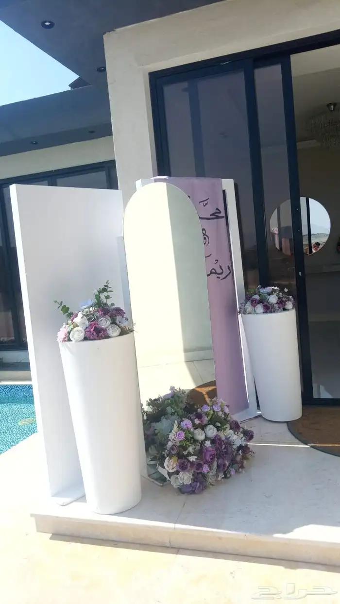 عرض خاص بكج كامل كوشه مع مدخل ضيافه وركن الاسماء 1200ريال فق 1