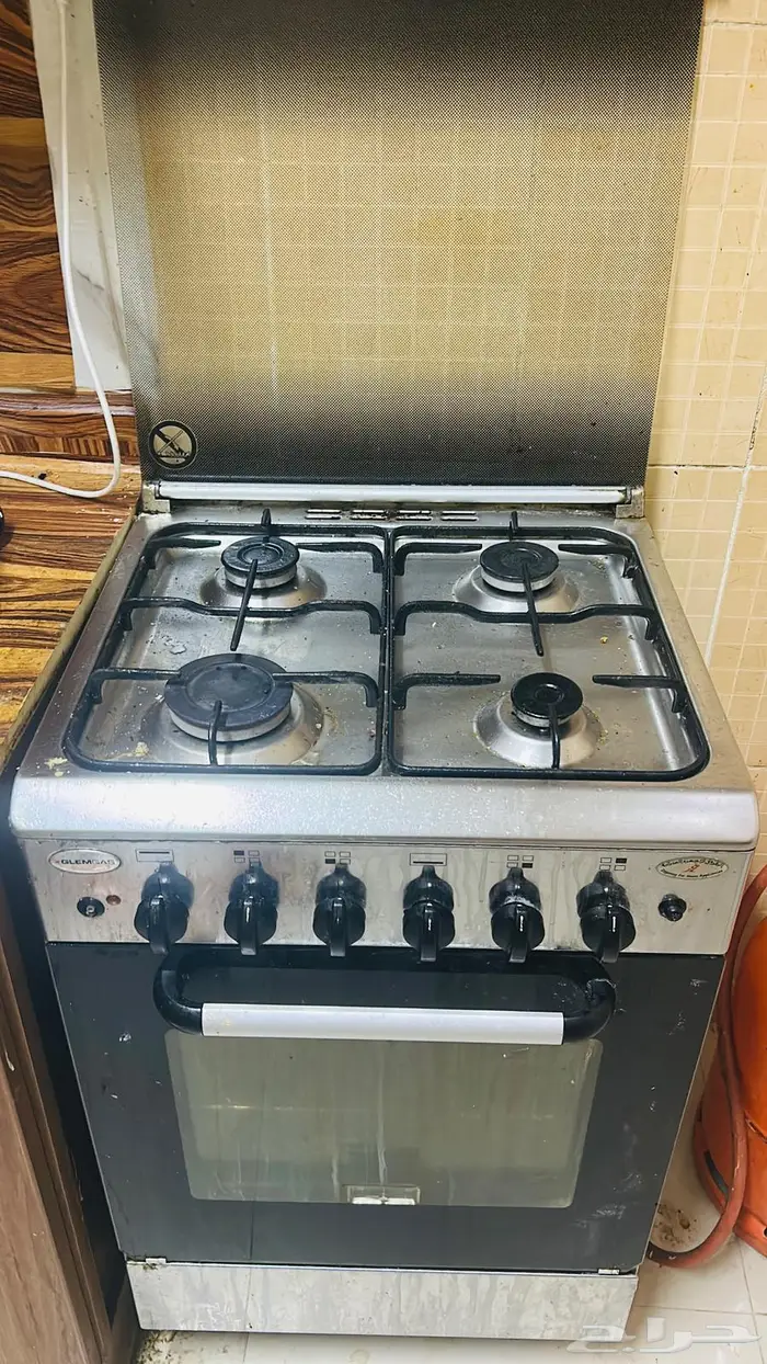 فرن قليم غاز ايطالي اصلي ومكيف نظيف وغسالة 1