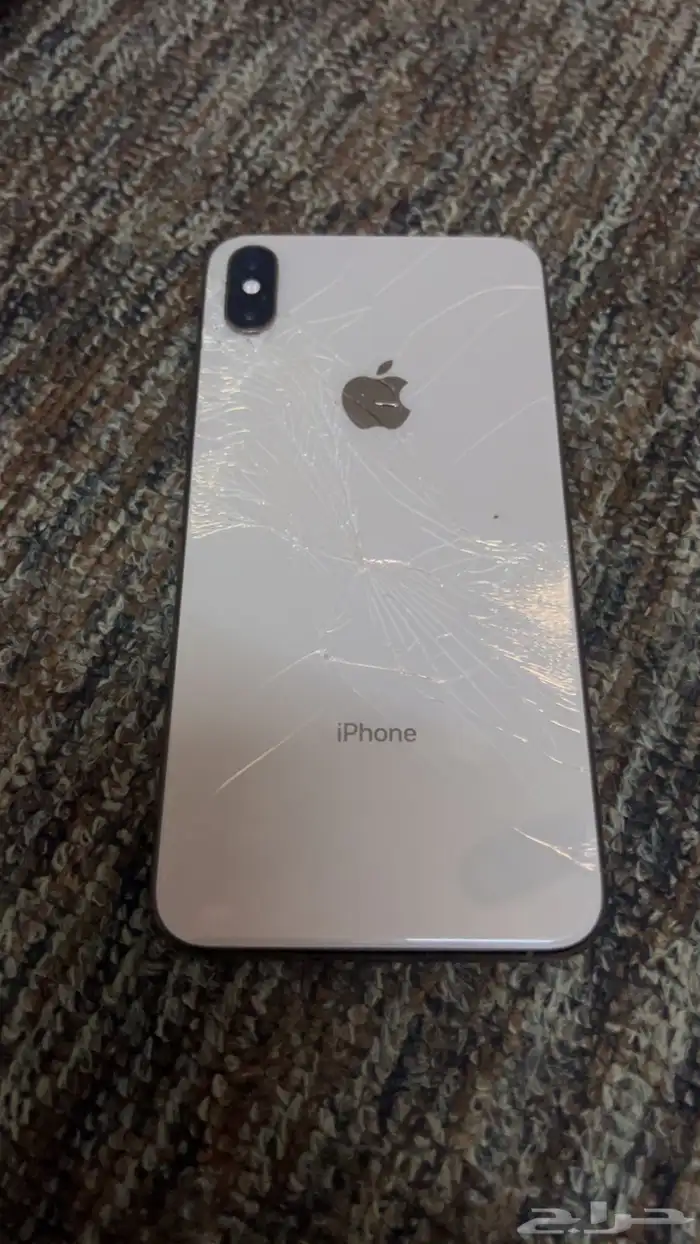 ايفون إكس ماكس نسبه البطارية 79 كسر خلفي شاشه سليمه ما فك 1
