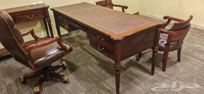 اثاث مكتبي ( مكتب فاخر كلاسيكي انتيكة ) 1