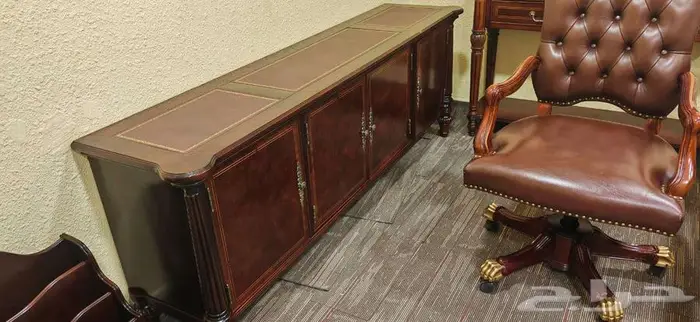 اثاث مكتبي ( مكتب فاخر كلاسيكي انتيكة ) 9