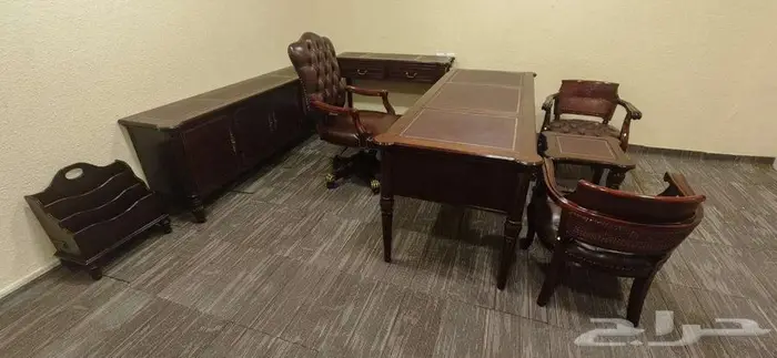 اثاث مكتبي ( مكتب فاخر كلاسيكي انتيكة ) 6