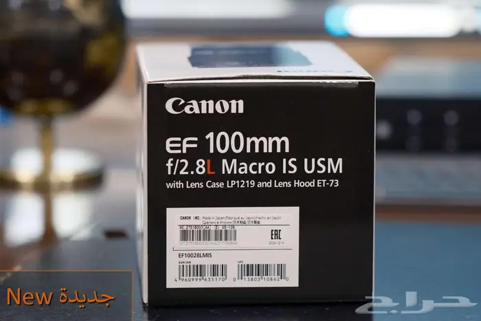 عدسة الماكرو Canon EF 100mm f 2.8 L جديدة 1