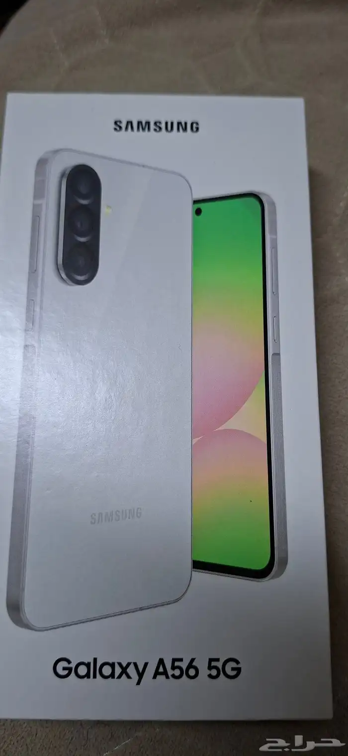 جوال جديد استخدام 15يوم الذاكره 256 اللون ابيض A56 0