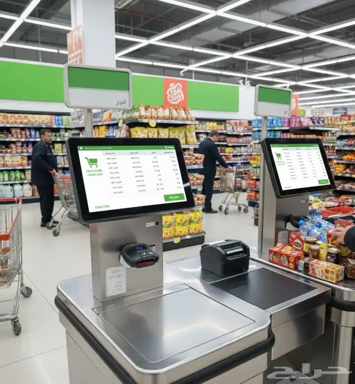 جهاز كاشير متكامل لبقاله لمطعم لكوفي لتموينات لمغسله لملحمه 0