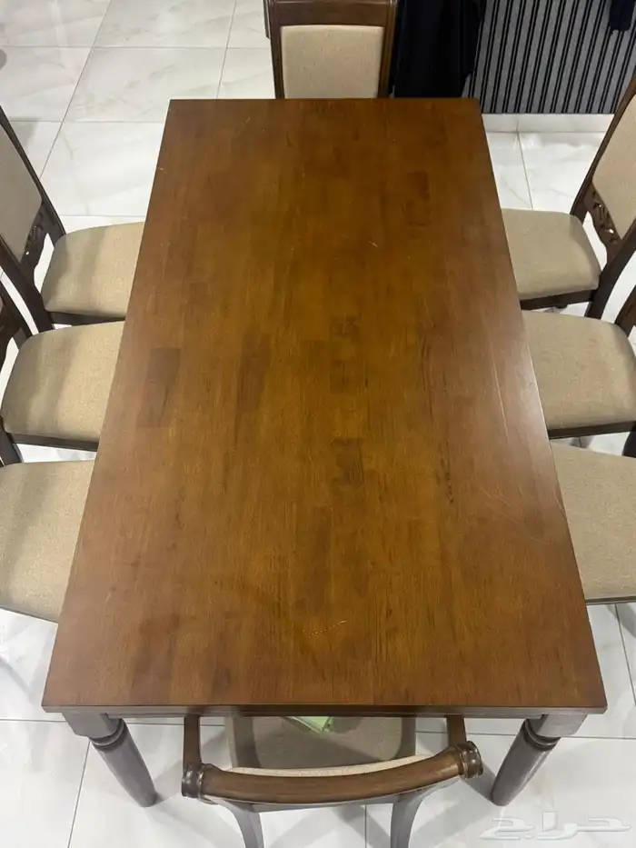 طاولا معا الكراسي وستاير جديده للبيع 5