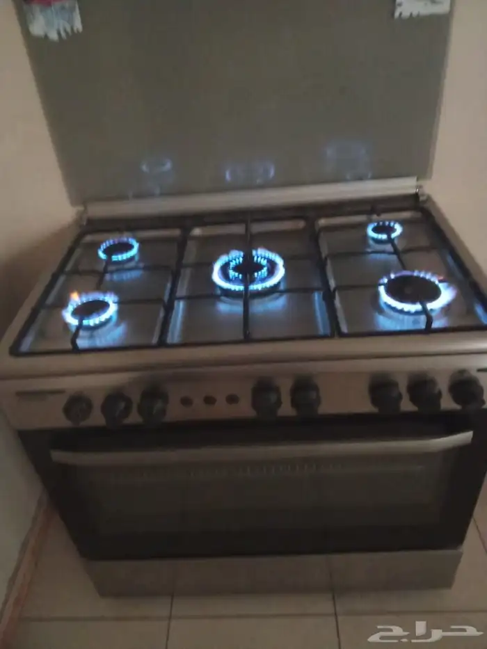 فرن غاز 5عيون نضيف شغال تمام 3